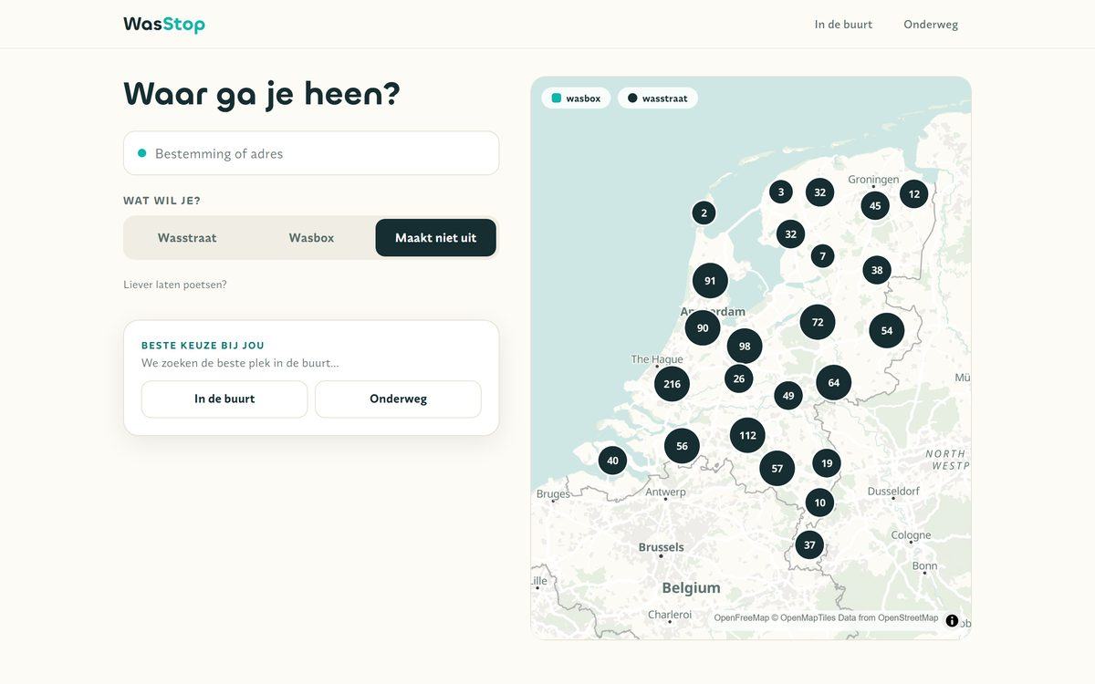 WasStop's homepage